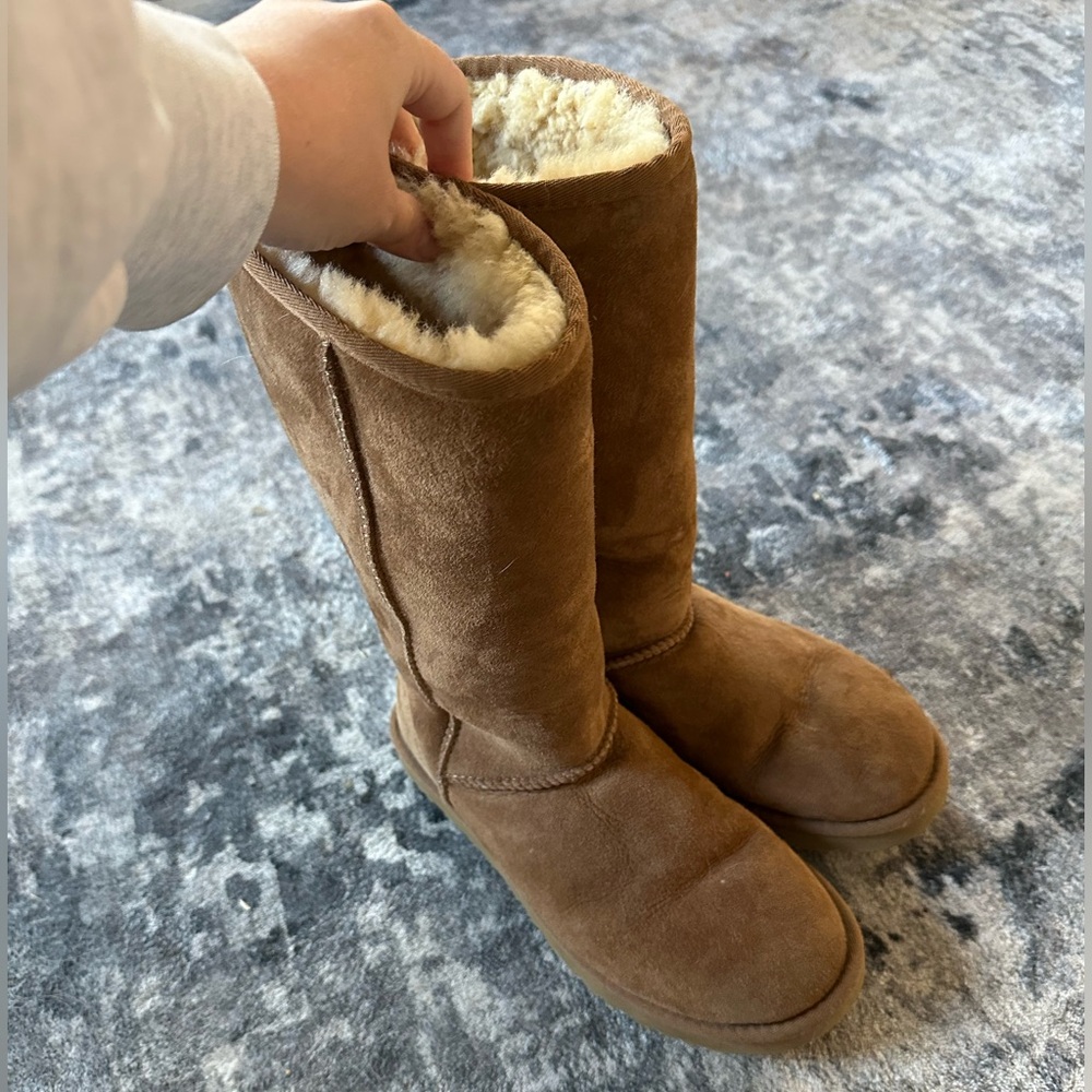 UGG Tall Suede Boots Women’s Size 8